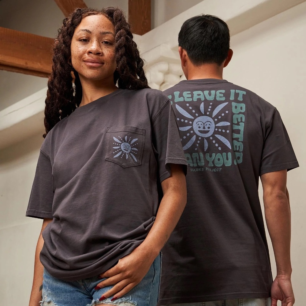 NWT Parks Project Better Rays Tee in graphite size L